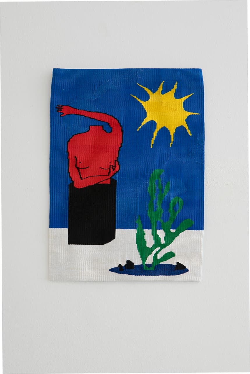 Belle de jour, tapestry (made of silk, cotton, wool and linen) 54x38cm